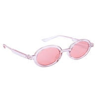 Višestručna djeca Vintage sunčane naočale, kontrastne boje prozirne okrugle oblikovane UV tamne naočale