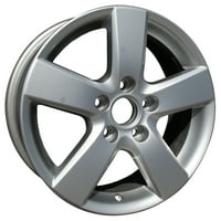 6. Opokljani oem aluminijski aluminijski kotač, sve oslikano srebro, uklapa se 2008- Volkswagen Jetta