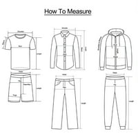 Bluza Udobni gornji muški rupni rukav dugačak V COLOR Solida Slim Muška bluza Napomena Kupite jednu ili dvije veličine veće