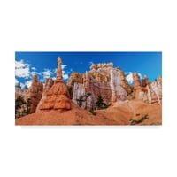 Zaštitni znak likovne umjetnosti' Bryce Canyon Hoodoos ' platno Art Pierre Leclerc