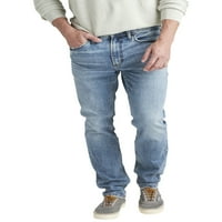 Silver Jeans Co. Muške Kenaston tanke traperice za noge, veličine struka 28-44