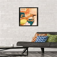 Pokémon - Charizard zidni poster, 14.725 22.375 Uramljeno
