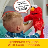 Slitar sezamova ljubav zagrljaj Elmo: Razgovor, pjevanje, zagrljaj, figura