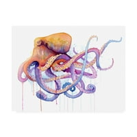 Zaštitni znak likovne umjetnosti 'slika hobotnice 2' umjetnost na platnu sama Nagea