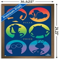 Disney Pixar - Zidni poster Pride, 14.725 22.375 Uramljeno