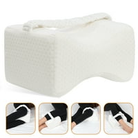 Jedinstveni jastuk za koljena s memorijskom pjenom za bočno spavanje Bijelo Crno