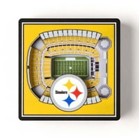 YouTheFan NFL Pittsburgh Steelers 3d StadiumView Magnet
