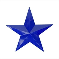 24 Plava zemalja rustikalna zvezda unutarnji zidni ukras na otvorenom