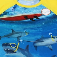 Set Pidžame Wonder Nation Boys Shark, 4 Komada, 4 - & Husky