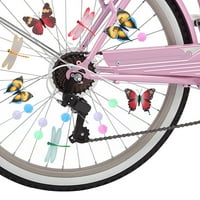 Set Decor Bike wheel Spoke perle svjetlosni plastike okrugli krak perle leptiri klipovi vilin konjici