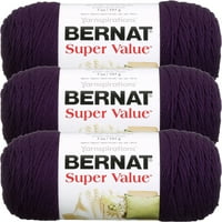 Bernat Super Value Solid-Damson, Multipack od 3