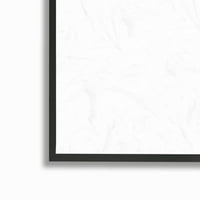 Stupell Home Decor kolekcija Alexa uradi veš crno-bijela tipografija četke Crna uokvirena Giclee teksturirana