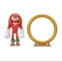 Sonic Movie Knuckles Action Figura sa prstenom