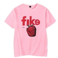 Dominic Fike T Shirt jagoda Logo T-shirt Žene Muškarci kratki rukav HipHop stil Tee