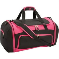 Protege 24 Sport Duffel sa mokrim show džepom-Crna w Pink