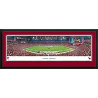 Arizona Cardinals-Yard Line na stadionu Univerziteta u Feni - Blakeway panorame NFL Print sa Deluxe okvirom