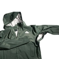 Rainier vodootporna prozračna bitna kišna jakna u lovcu, veličina L