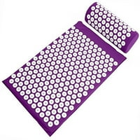 BilancaTrom Akupresure Yoga Mat i jastuk set za ublažavanje bolova u leđima i vratu i masaža opuštanja