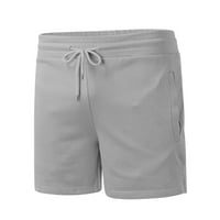 eccipvz hlače za muškarce muške pamučne lanene hlače elastični struk vezice na plaži Casual Jogger hlače