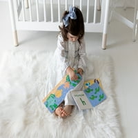 Kate i Milo Set za knjigu i puzzle, Knjiga za učenje u toddleru, priče o krevetu za bebe