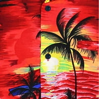Tipka za ispis Modna bluza Ležerne prilike za muške havajske rukave Brze muške košulje Geometrijska košulja