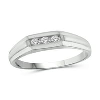 JewelersClub WHLLTE Prstenovi za muškarce - 0. CTW GENUINE WHLLTE dijamantni prsten za muškarce - Hypoalergenic