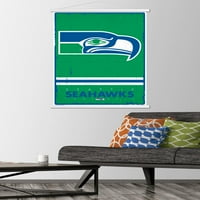 Seattle Seahawks - Retro logo 40 24 poster