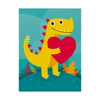 Zaštitni znak likovne umjetnosti' Dino Love ' platnena Umjetnost Michaela Buxta
