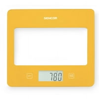 Sencor SKS5026YL digitalna kuhinjska vaga sa displejom, žuta