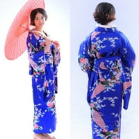 Ljetne haljine za žene klirens zzwxwb haljine za žene Ženski Print Kimono ogrtač tradicionalna japanska haljina fotografija Cosplay kostim crna