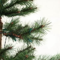 Vickerman 4 'norveškog borovog božinog božićnog drveta sa jasnim svjetlima