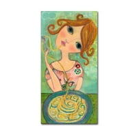 Zaštitni znak likovne umjetnosti' djevojka velikih očiju Bon Appetit ' platnena Umjetnost Wyanne