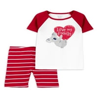 Carter's Child Of Mine Baby I Toddler Unise set pidžama za Dan zaljubljenih, 2 komada, veličine 12M-5T