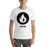 Pamučna majica SOLON vatrenog stila kratkih rukava po nedefiniranim poklonima