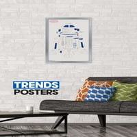 Star Wars: Posredni zidni poster zaslona JEDI - R, 14.725 22.375