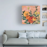 Marietta Cohen Art and Design 'cvijeće serije 37' Canvas Art