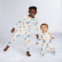 Bluey Baby jednodijelna pidžama s nogama, veličine NB-9M
