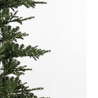 Vickerman 9 '65 Yukon prikazuje umjetno božićno drvce s toplim bijelim LED svjetlima
