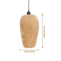 Domaćinsku zen stil svjetiljke stropne svjetiljke ukras kućnog bambusovog tkanog svjetla