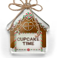 Ornament tiskan jednostran kolač od kolača Čokoladni fudge sprikljuiali božićni neonblond