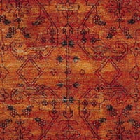 Vintage Hamadan Jessamin Tradicionalni prostirki, narandžasti, 6'7 9 '
