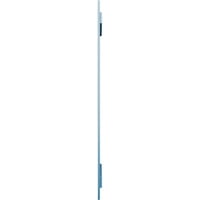 Ekena Millwork 23 W 63 H True Fit PVC četvero ploča raspoređena ploča-N-letve roletne, boravak plava