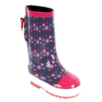 Forever Young Kids' Hearts Printed Tall Rain Boot