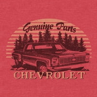 Chevrolet Muški i veliki muški pravi dijelovi i Chevy Logo Grafičke majice, Veličine S-3XL