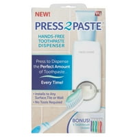 Press2Paste Dozator za hlađenje puštanja za zube kao što se vidi na TV-u