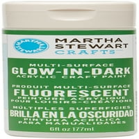 Martha Stewart Glow-in-the tanka boja 6oz-zelena