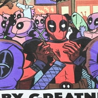 Deadpool Marvel Greast Muške i velike muške grafičke majice