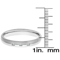 Obalni nakit Titanium 0. CTW Diamond Dual Gotov prsten