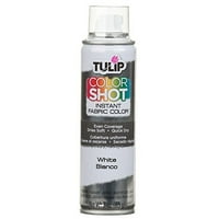Tulip Color Shot Instant tkanina Spray boja, oz bijela, brzo suho i trajno