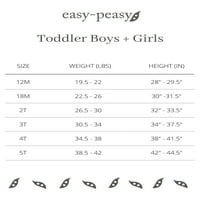 easy-peasy rebraste tajice za djevojčice i djevojčice, veličine mjeseci-5t